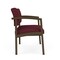 Lesro Lenox Steel Bariatric Chair Metal Frame, Bronze, OH Wine Upholstery LS1401 - alternate 3